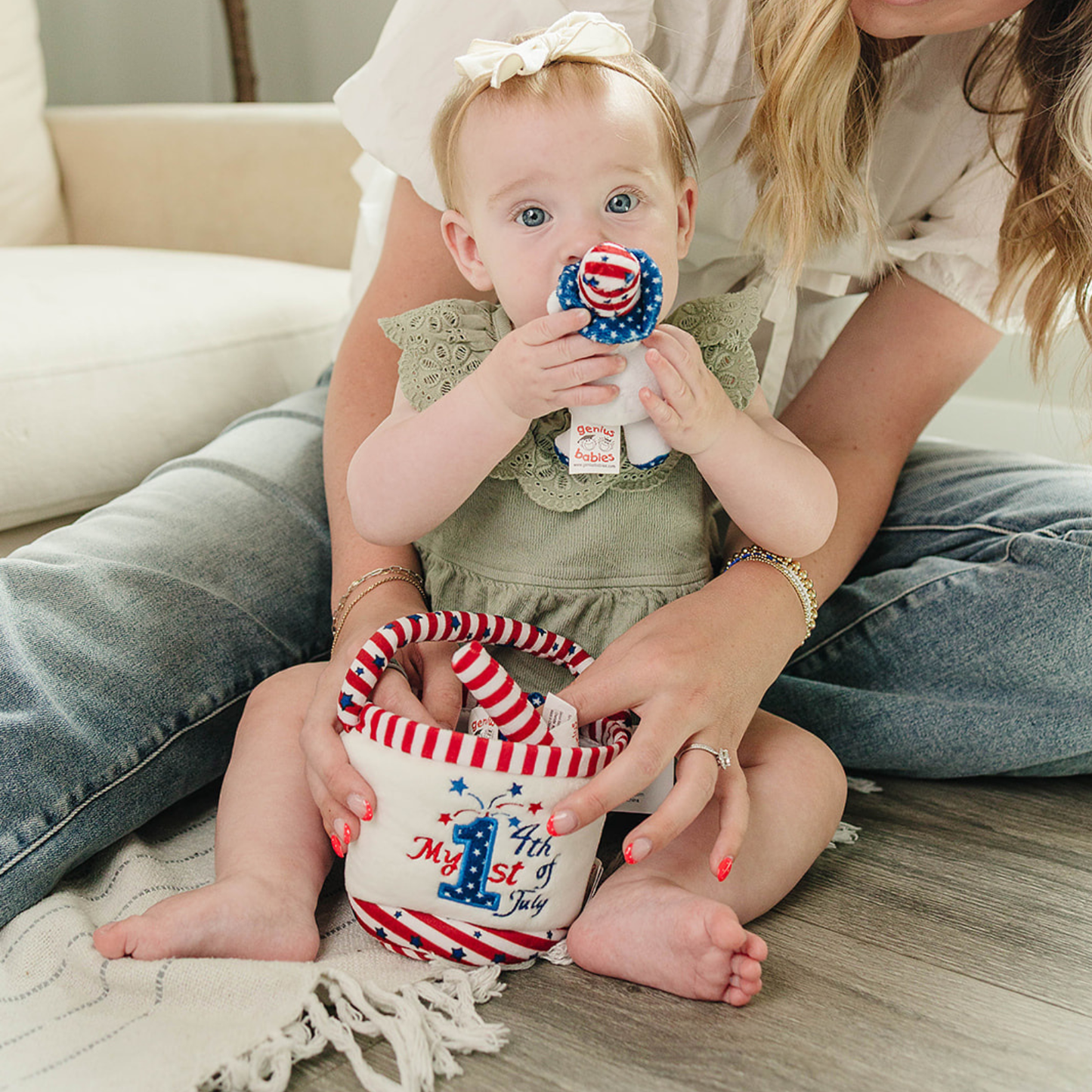 Fourth of July Soft Sand Bucket Playset