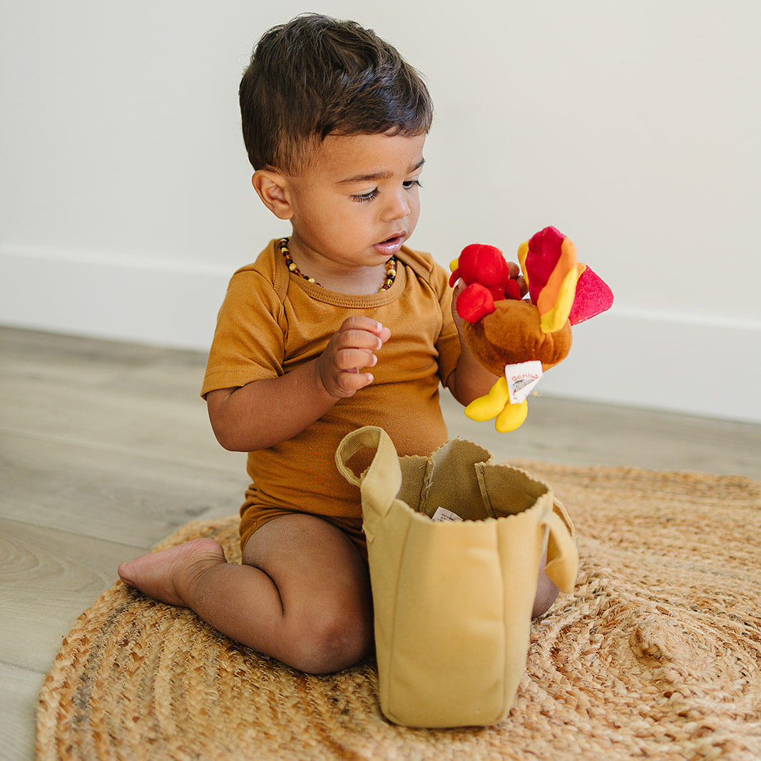 My Baby's First Thanksgiving Holiday Fill and Spill Toy Playset with 4 ct SensoryToys