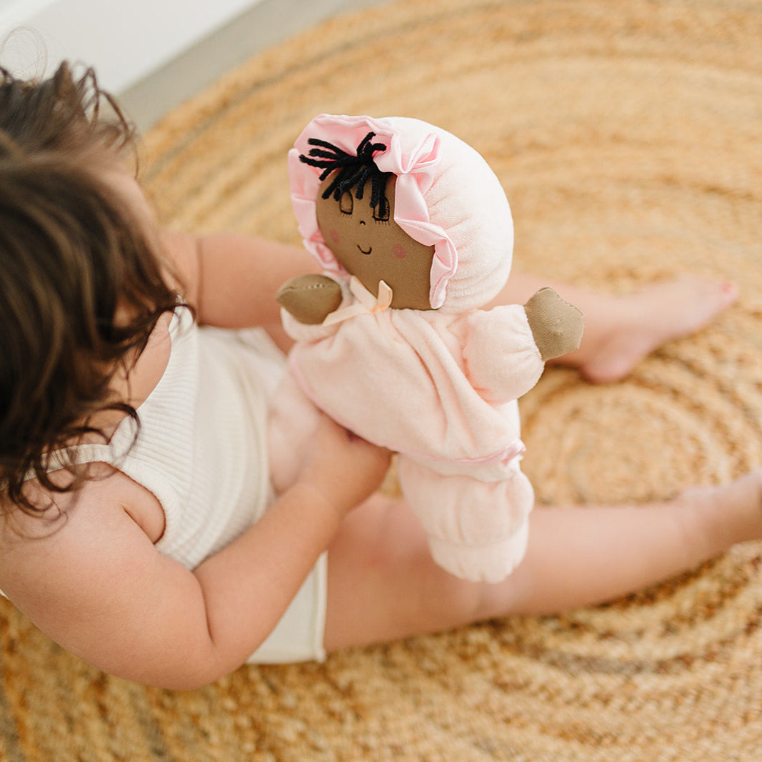 My First Baby Doll - Black Hair, Brown Skin