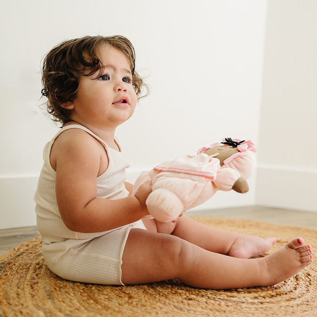 My First Baby Doll - Black Hair, Brown Skin