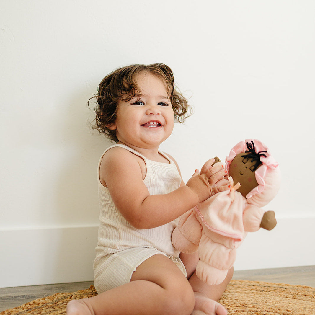 My First Baby Doll - Black Hair, Brown Skin