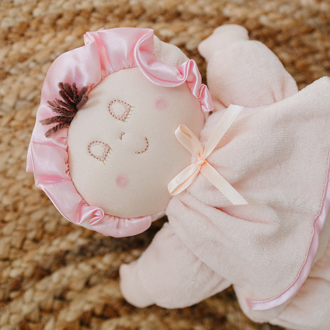 My First Soft Baby Doll - Brown Hair