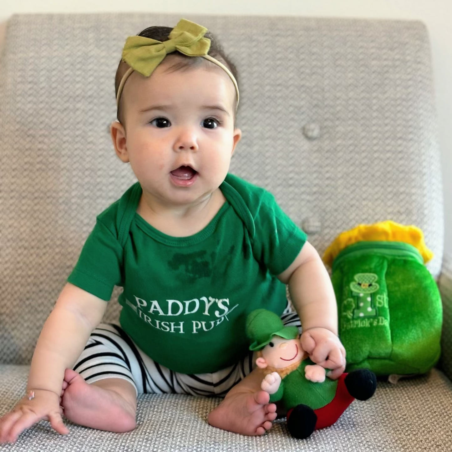 Baby with St Patrick's Day Playset
