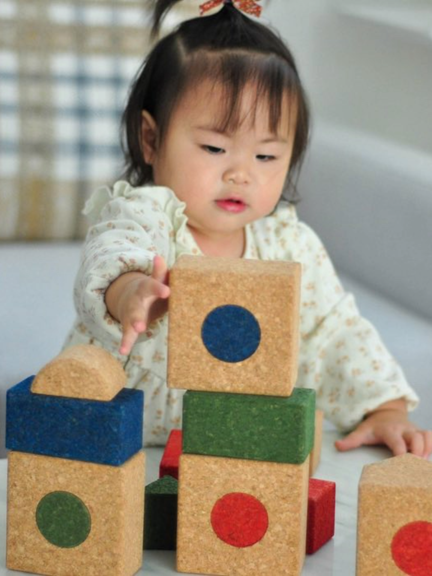 Children Creative Building Blocks (Multi-Color, 20 pieces) by Tiradia Cork