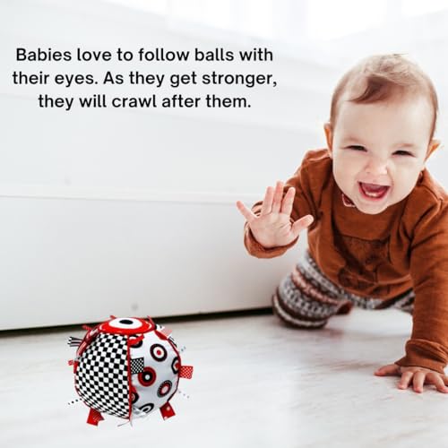Soft Ribbon Tag Ball with Chime (7" Diameter)