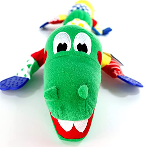 Alligator / Crocodile / Dragon Multi Sensory, Teether Toy (22" Long)