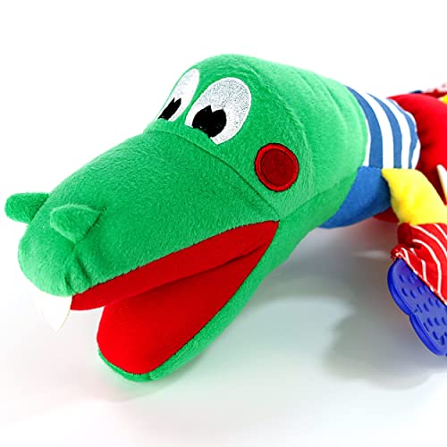 Alligator / Crocodile / Dragon Multi Sensory, Teether Toy (22" Long)