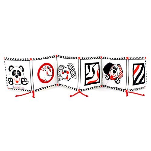 Double-Sided Soft Cloth Folding Book and Toy