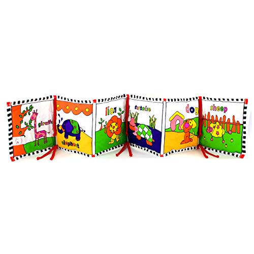 Double-Sided Soft Cloth Folding Book and Toy
