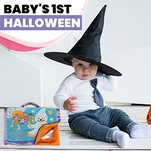 Halloween Stuffed Pumpkin Play Set, 5 ct Set with Plush Pumpkin with Cat, Ghost, Spider, Candy Corn