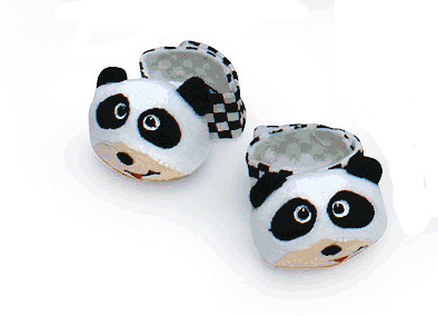 Panda wrist rattles