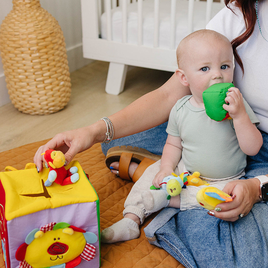 Baby Surprise Box — What's Inside? with Colorful Sensory Baby Toys