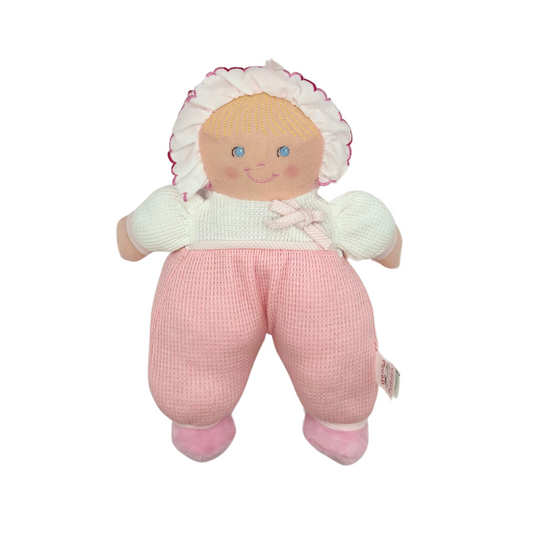 Eden Doll and Lovey in Pink Thermal, 12"