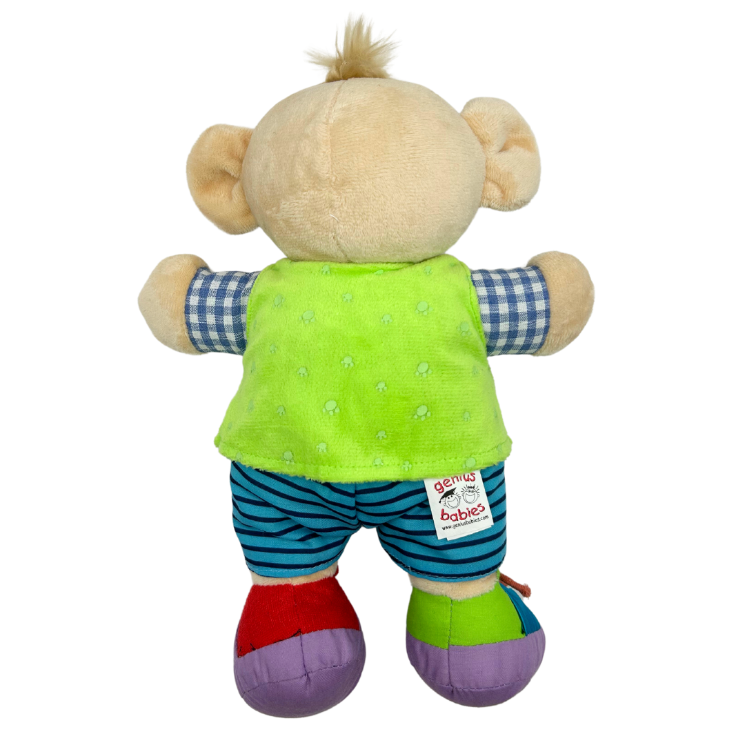Learn to Dress Bear w. Zipper, Ties, Buckle, Snap, Button