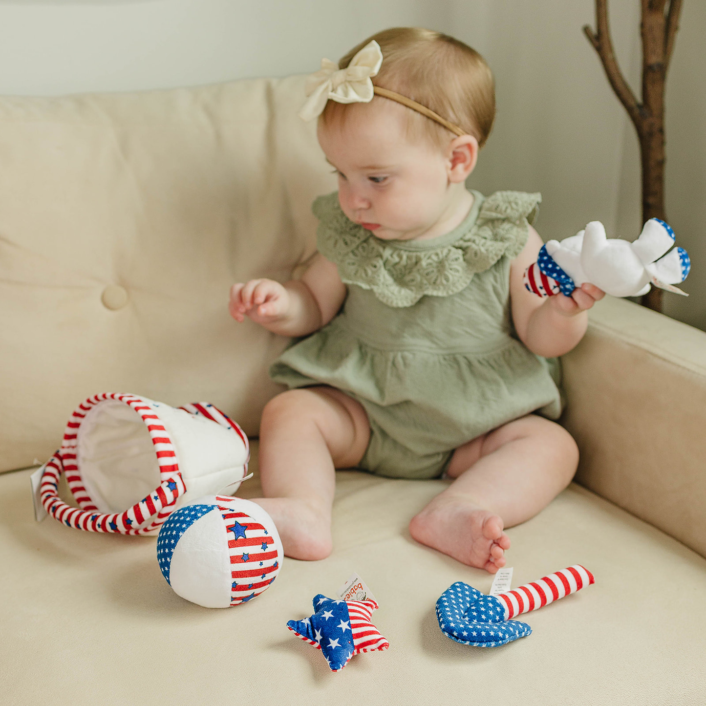 Fourth of July Soft Sand Bucket Playset