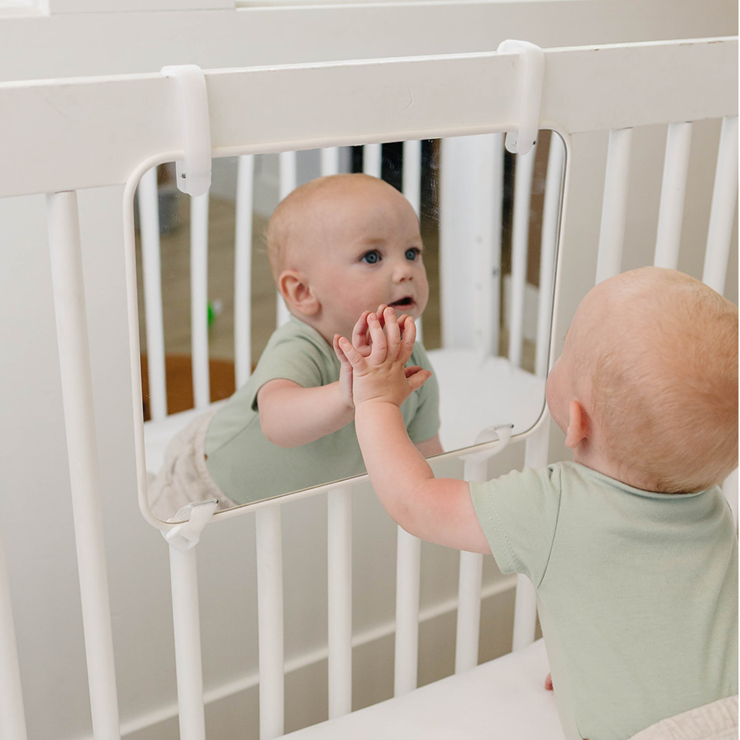 Large Double-Sided Baby Mirror with High Contrast Images
