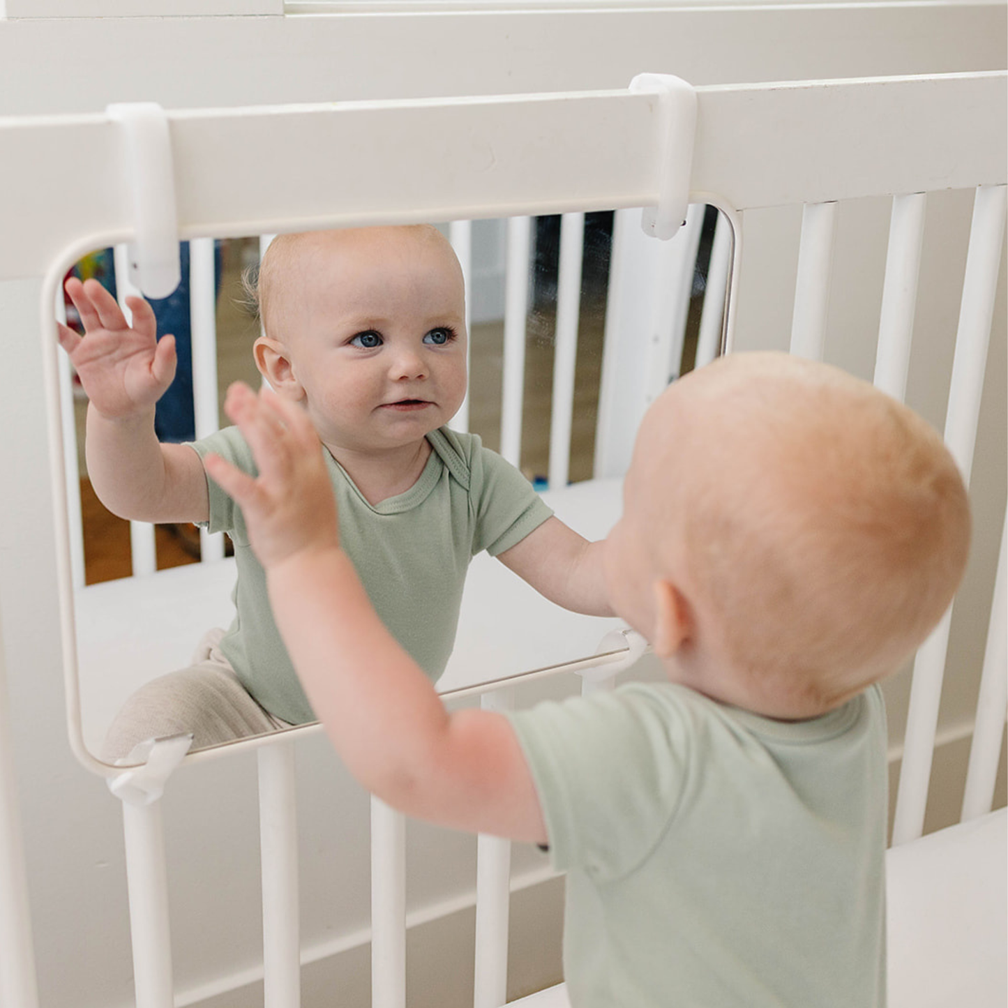 Large Double-Sided Baby Mirror with High Contrast Images