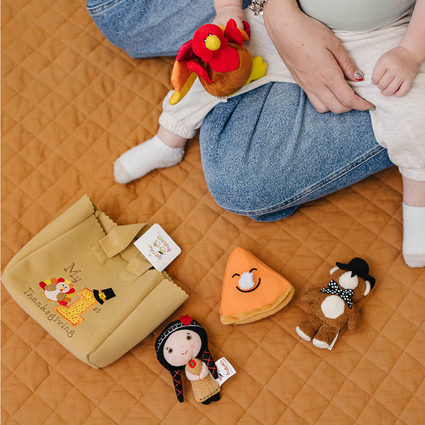 My Baby's First Thanksgiving Fill and Spill Playset with 4 Sensory Toys