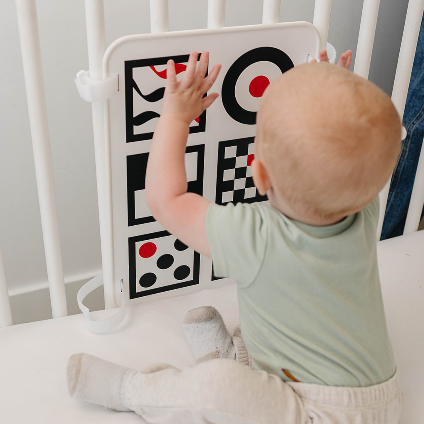 Large Double-Sided Baby Mirror with High Contrast Images