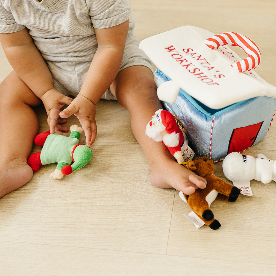 Merry Christmas Santa Workshop Playset