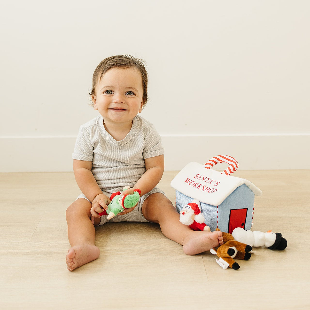 Merry Christmas Santa Workshop Playset