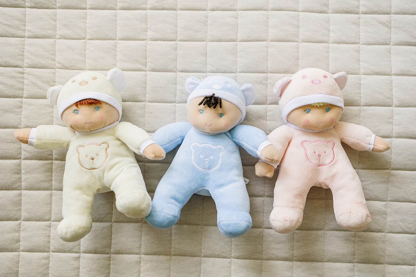 Plush Sleeper Dolls with Rattle Collection