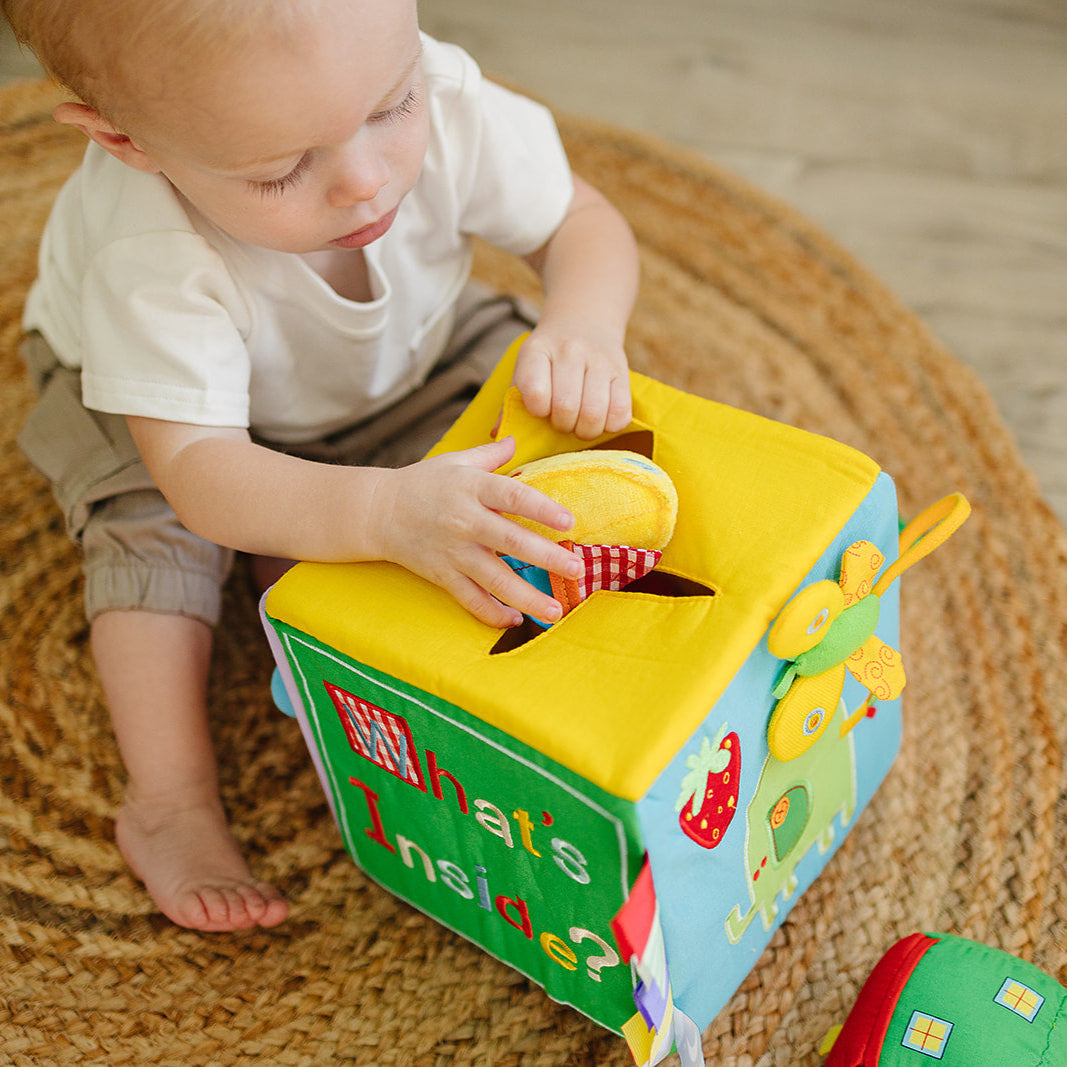 Baby Surprise Box What's Inside Box with Colorful Sensory Baby Toys ...