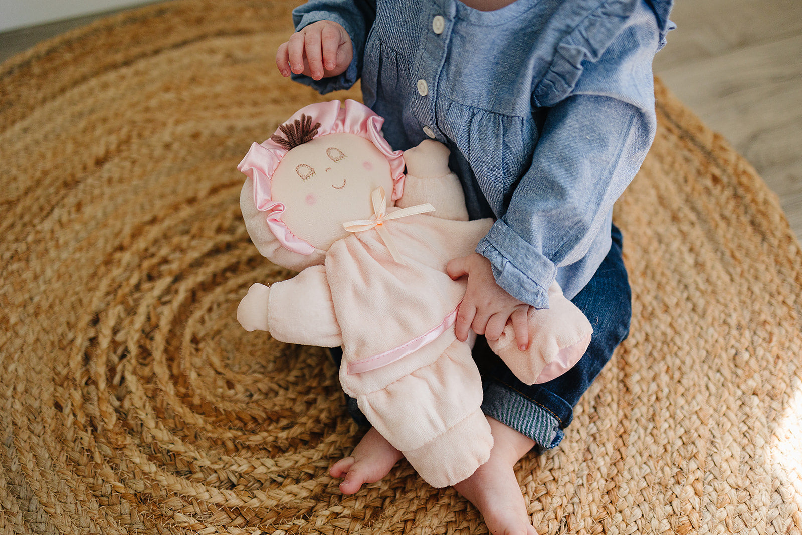 My First Soft Baby Doll - Brown Hair