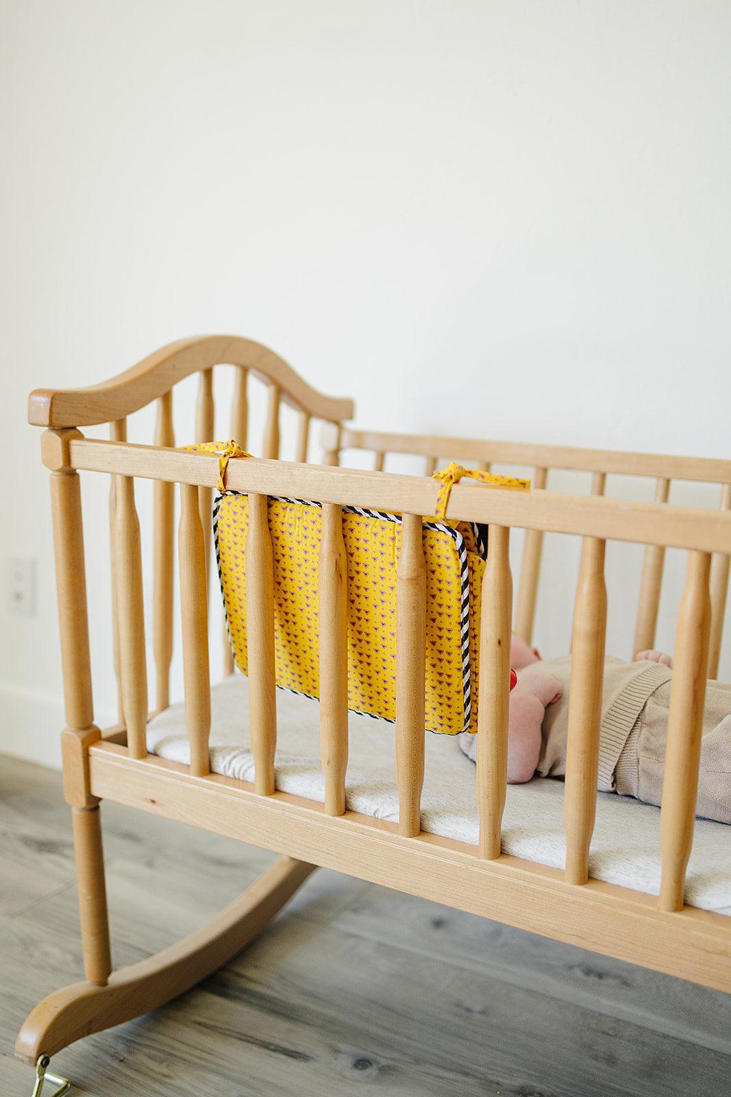Tummy Time Mirror - Yellow with Heart, Duck