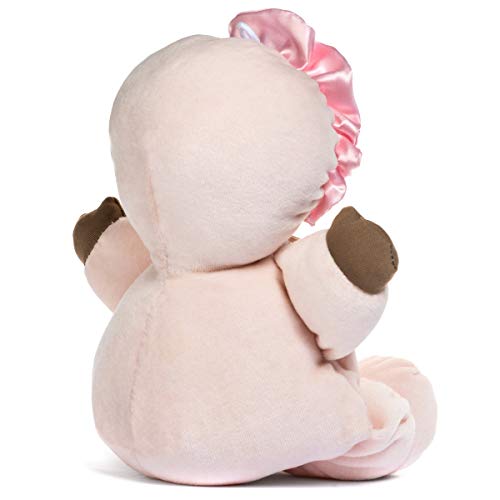 Classic So-Soft Black, Brown, Multiracial Baby Girl Doll Lovey, 11"