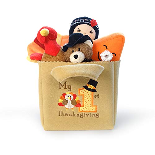 My Baby's First Thanksgiving Holiday Fill and Spill Toy Playset with 4 ct SensoryToys