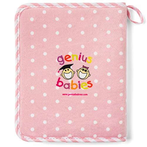 Pink Fleece Baby Girl Photo Album (Holds 15 Photos) - Black, Brown, Multiracial African American Family & Friends