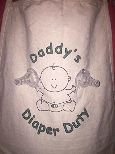 Daddy's Diaper Duty Apron - New Dad Gag Gift