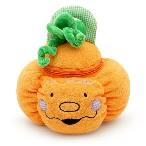 Halloween Stuffed Pumpkin Playset with 5 ct Sensory Toys