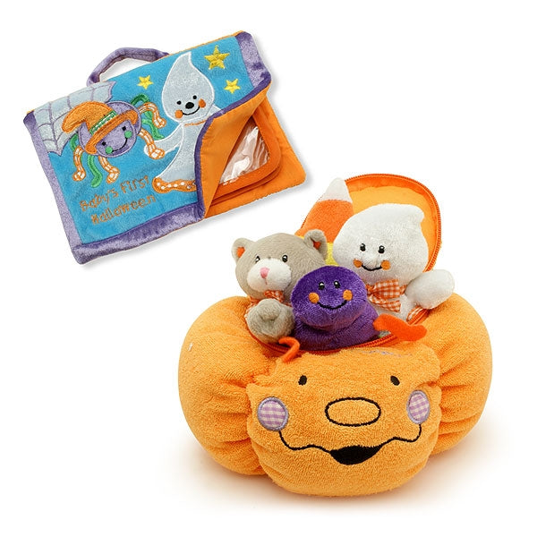 Halloween Gift Bundle with Pumpkin Playset + Soft Photo Album