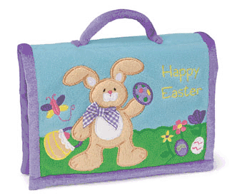 Happy Easter Soft Fabric Photo Album with Easter Bunny